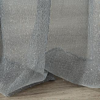 Firana gotowa na przelotkach SAKALI 140x250 Eurofirany szary