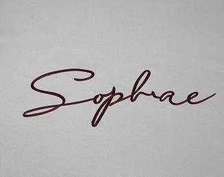 Pościel 160x200 srebrna brązowy haft satynowa lamówka