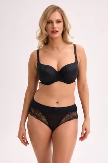 Biustonosz GAIA Full Cup Micaela 758 usztywniany czarny