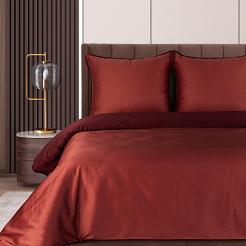 Pościel satynowa BO+MA 220x200 Eurofirany marsala