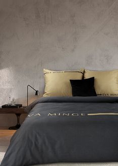 Pościel satynowa SILK 160x200 Eva Minge Eurofirany czarny