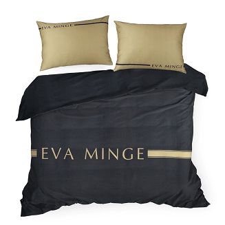 Pościel satynowa SILK 160x200 Eva Minge Eurofirany czarny