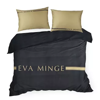Pościel satynowa SILK 160x200 Eva Minge Eurofirany czarny