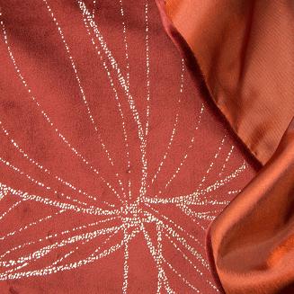 Obrus dekoracyjny BLINK 35x220 Eurofirany ceglany