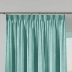 Zasłona gotowa na taśmie VELVI 140x260 miętowa