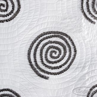 Narzuta OPI 220x240 EUROFIRANY biały+brąz struktura materiału