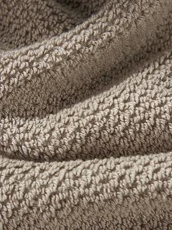 Ręcznik bawełniany o ryżowej strukturze Loren 30x30 mocca