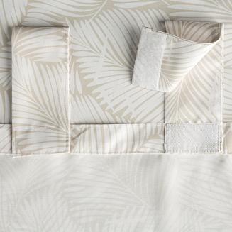 Zasłona gotowa na szelkach GARDEN 155x200 Eurofirany biały