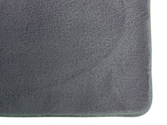 Dywanik łazienkowy 3-częściowy LOMBOK Euromat puszysty ciemnoszary