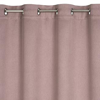 Zasłona gotowa na przelotkach CARLO 140x250 Eurofirany pudrowy