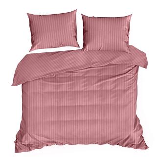 Pościel satynowa VERA 160x200 Eurofirany pudrowy róż