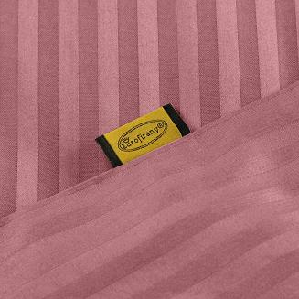 Pościel satynowa VERA 160x200 Eurofirany pudrowy róż