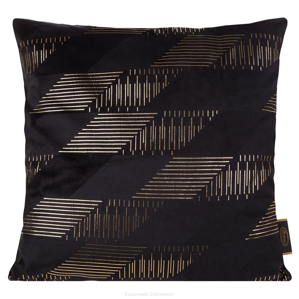 Poszewka dekoracyjna BLINK 45x45 Eurofirany 4C czarna
