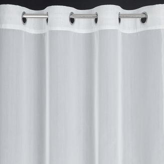 Firana gotowa na przelotkach MIREA 350x150 Eurofirany biały