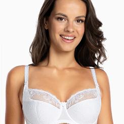Biustonosz GAIA Semi-soft Goldie 899 półusztywniany biały