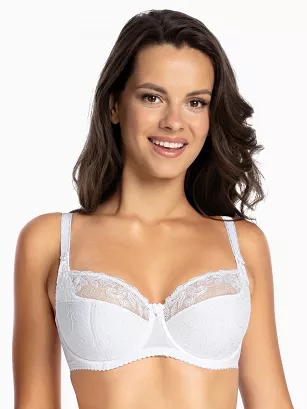Biustonosz GAIA Semi-soft Goldie2 899 półusztywniany biały