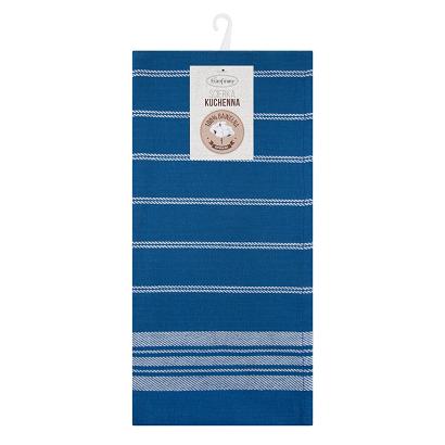Komplet ścierek kuchennych 2 szt. 50x70 RUBI Eurofirany niebieski w pasy