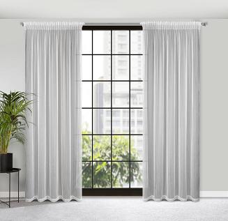 Firana gotowa na taśmie NOELIA 140x270 Eurofirany biały