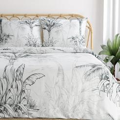 Pościel satynowa SPRING104 140x200 Eurofirany biały