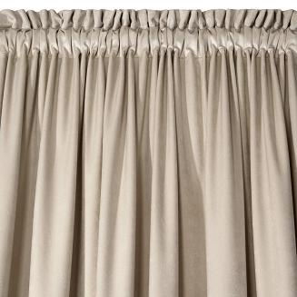 Zasłona gotowa na taśmie ROSA 140x270 Eurofirany beżowa