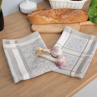 Ścierka kuchenna bawełna egipska DOLCE 50x70 orientalny wzór beżowa