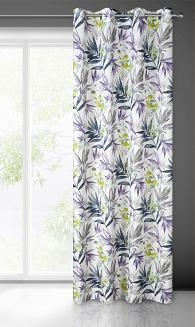 Zasłona gotowa na przelotkach JANETE 140x250 Eurofirany wielokolorowy