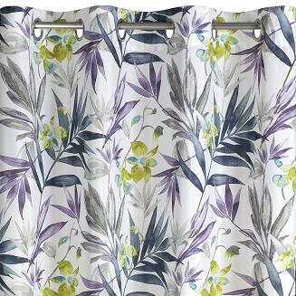 Zasłona gotowa na przelotkach JANETE 140x250 Eurofirany wielokolorowy