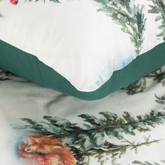 Komplet pościeli świąteczny POS 220x200 Eurofirany biały