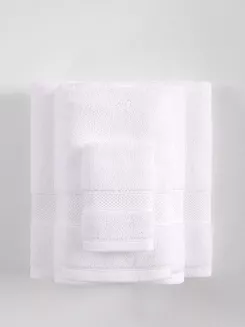 Ręcznik bawełniany Leo 30x30 biały