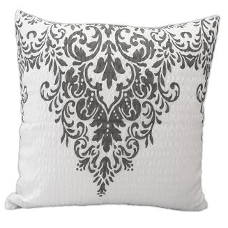 Poszewka z kory 50x60 wzór wycinanka | turkusowy pas / ornament