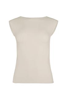 Bluzka damska pod marynarkę INDI w kolorze: taupe