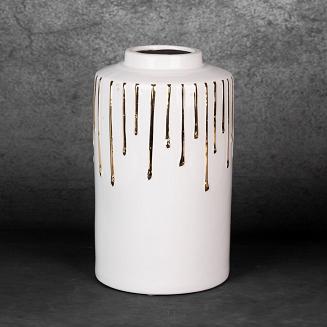 Wazon dekoracyjny LUIS Eurofirany biały