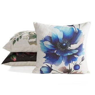 Poszewka dekoracyjna LEN 45x45 Eurofirany beżowy