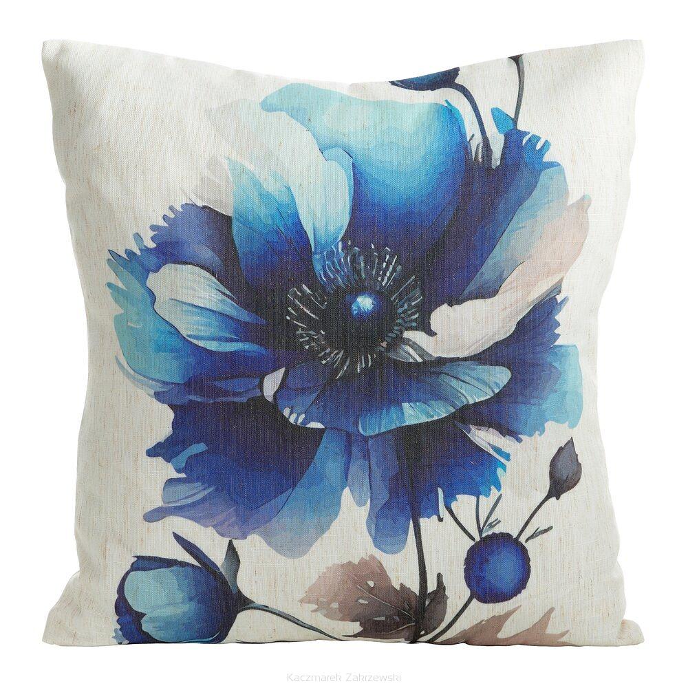 Poszewka dekoracyjna LEN 45x45 Eurofirany beżowy