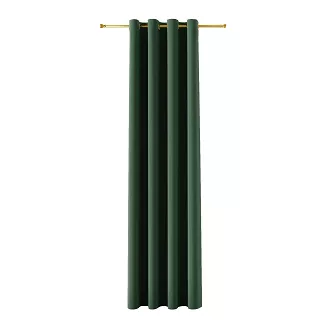 Zasłona gotowa na przelotkach BLACKOUT VELVET 140x230 butelkowa