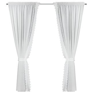 Firana gotowa na taśmie KAJA 140x270 Eurofirany biały