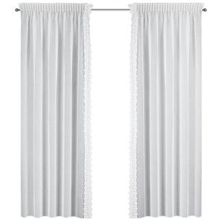 Firana gotowa na taśmie KAJA 140x270 Eurofirany biały