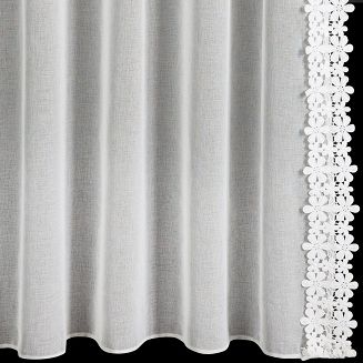Firana gotowa na taśmie KAJA 140x270 Eurofirany biały
