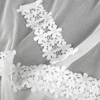 Firana gotowa na taśmie KAJA 140x270 Eurofirany biały