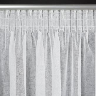 Firana gotowa na taśmie KAJA 140x270 Eurofirany biały