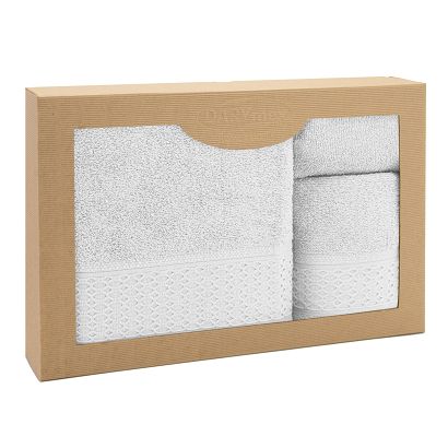 Komplet ręczników 3 częściowy Solano  Darymex biały