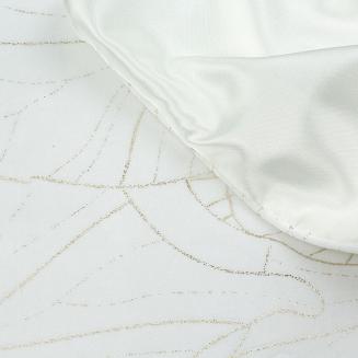 Obrus dekoracyjny BLINK 35x140 Eurofirany biały