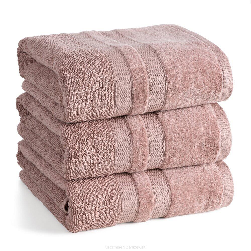 Ręcznik bawełniany PORTO 50x90 Eurofirany pudrowy