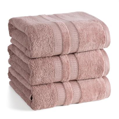 Ręcznik bawełniany PORTO 50x90 Eurofirany pudrowy puszysty i chłonny