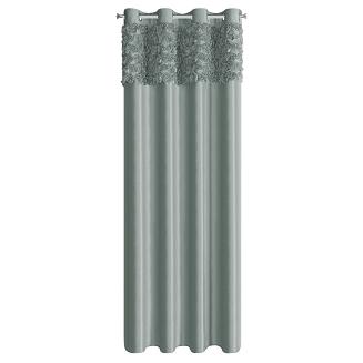 Zasłona gotowa na przelotkach ROSES 140x250 Eva Minge Eurofirany miętowy