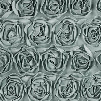 Zasłona gotowa na przelotkach ROSES 140x250 Eva Minge Eurofirany miętowy