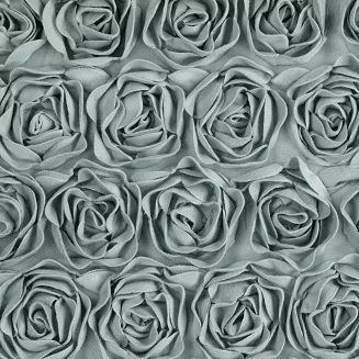Zasłona gotowa na przelotkach ROSES 140x250 Eva Minge Eurofirany miętowy