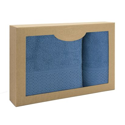 Komplet ręczników 2 częściowy Solano  Darymex niebieski
