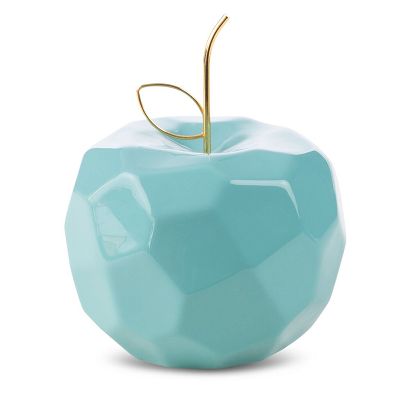 Figurka dekoracyjna APEL 16x16 Eurofirany jabłko niebieska