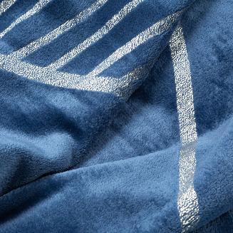 Koc narzuta GINKO3 150x200 Eurofirany niebieski